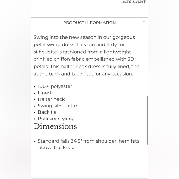 Eva Franco Halter Swing Mini Dress - Light Blue Petal - Picture 9 of 12